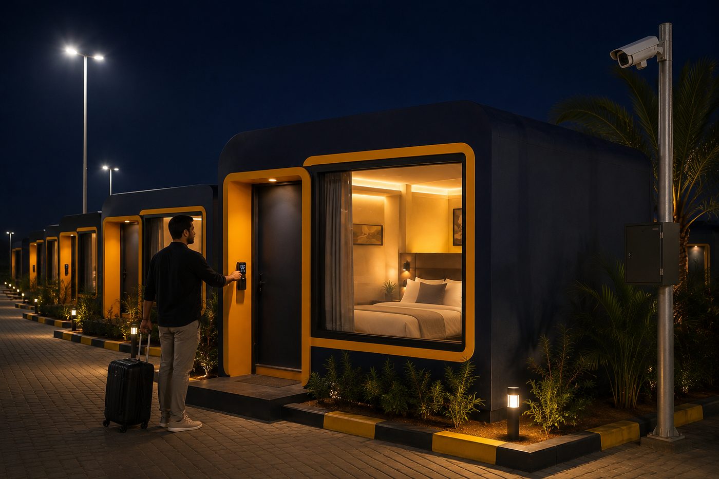 Saraii pod at night